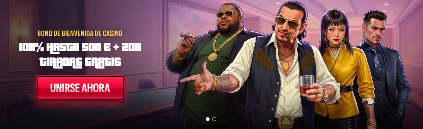 Bono de Bienvenida de Mafia Casino